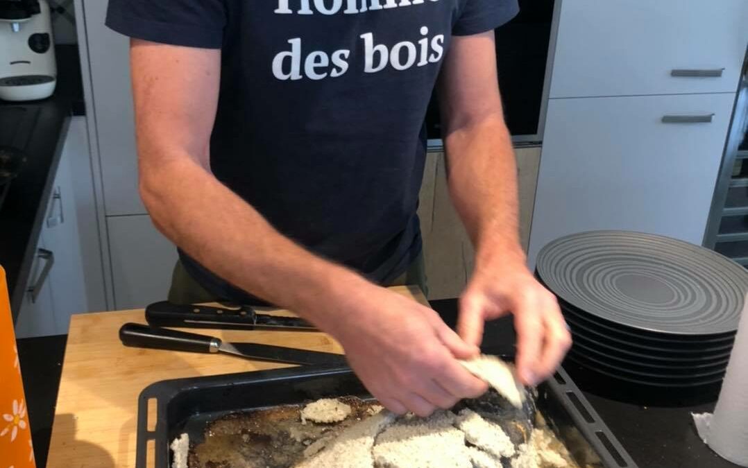Bar de ligne en croute de sel 3 kgs